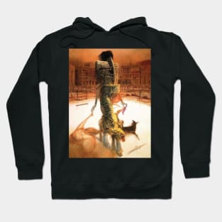 Beksiński undertook painting with a passion Hoodie